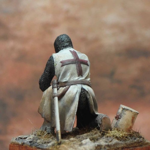 Art Girona Knight Templar Crusader 54mm Unpainted Kit LATORRE - Picture 4 of 4