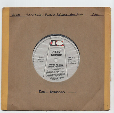 (A905) Gary Moore, Empty Rooms - 1985 - 7 inch vinyl