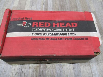 LOT OF 9 RED HEAD WS-3454 CONCRETE ANCHORING SYSTEMS  3/4X5-1/2'' NEW