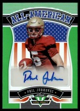 2022 Leaf Valiant All-American Auto Green 39/40 Phil Jurkovec #AA-PJ1 JJ1