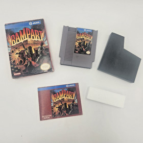 Rampart - Authentic Nintendo NES Game - Tested & Works - CIB w/ Manual.