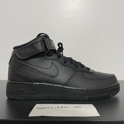 Nike Air Force 1 '07 Mid Triple Black 315123-001 Mens Size 8 AF1 Uptown NEW 883418228415 | eBay