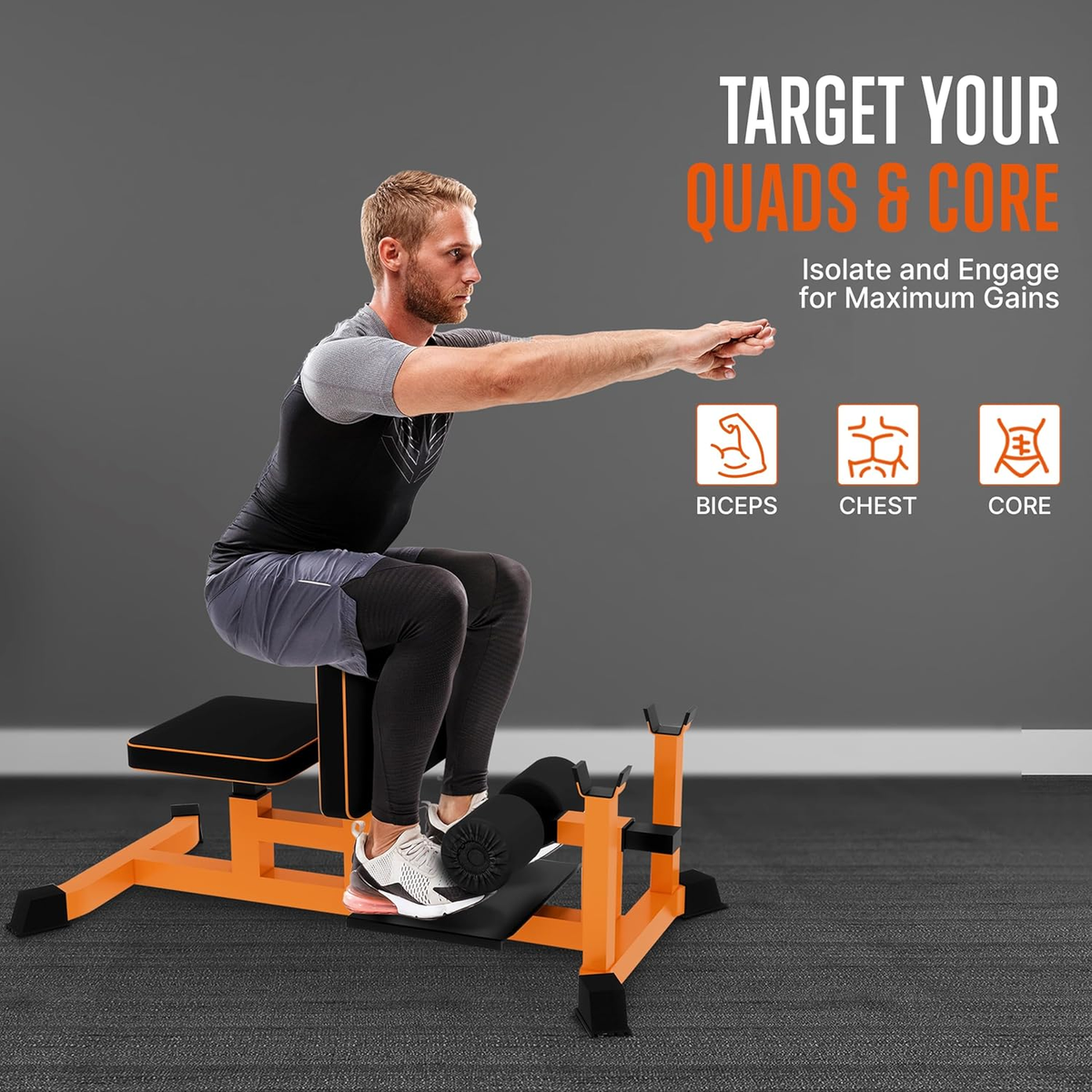 Squat Machine, Foldable Squatting Bench for Home Office Gym