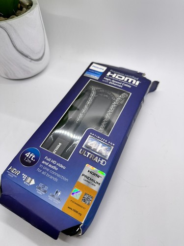 Philips 4' High Speed HDMI Cable with Ethernet - Black - Picture 4 of 5