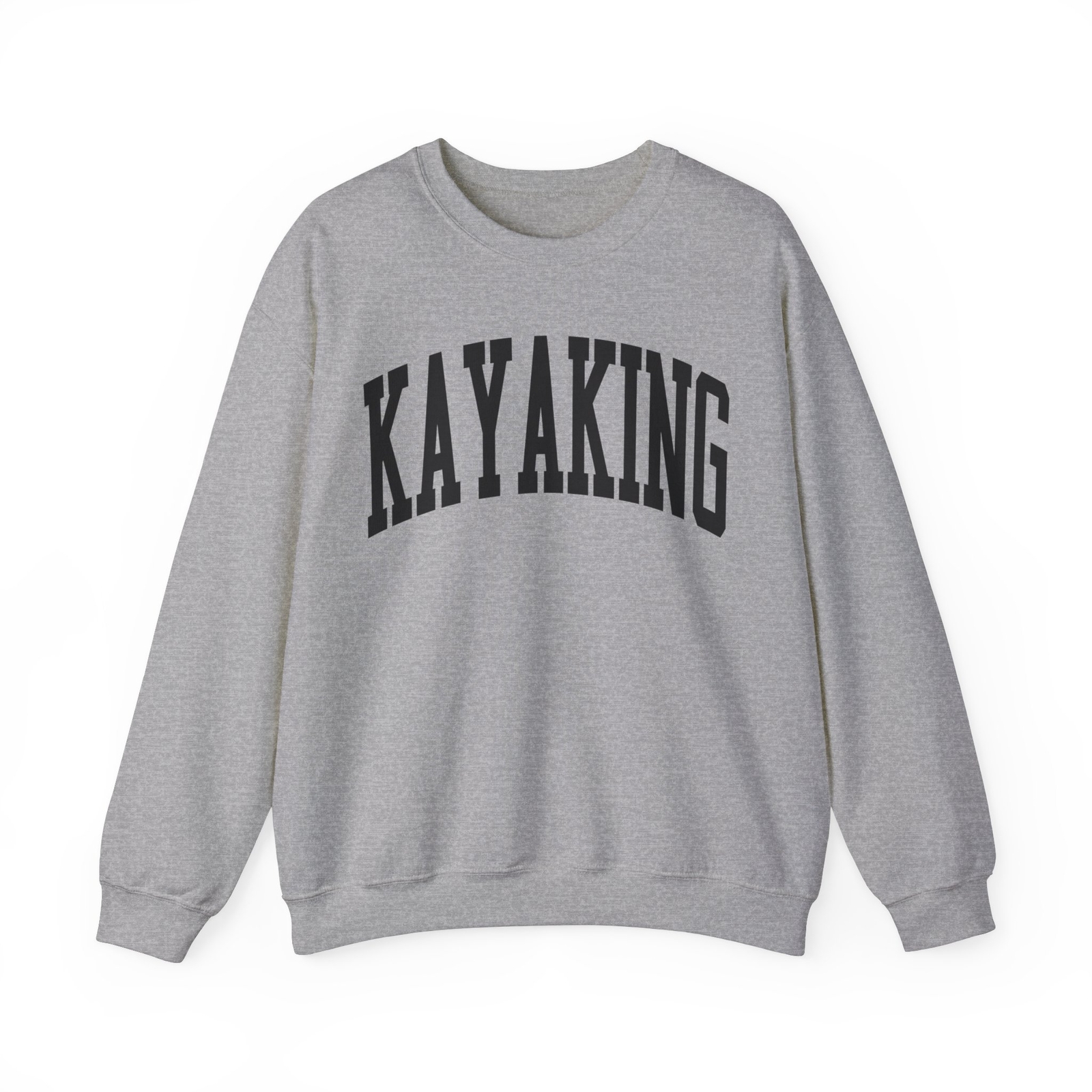 Ing Kayaker Kayak Sweatshirt Gifts Crew Neck Shirt Long Crewneck Men