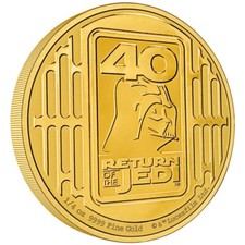 Star Wars™ Return of the Jedi™ 40th Gold Coin 2023 Anniversary - 1/4 oz Proof