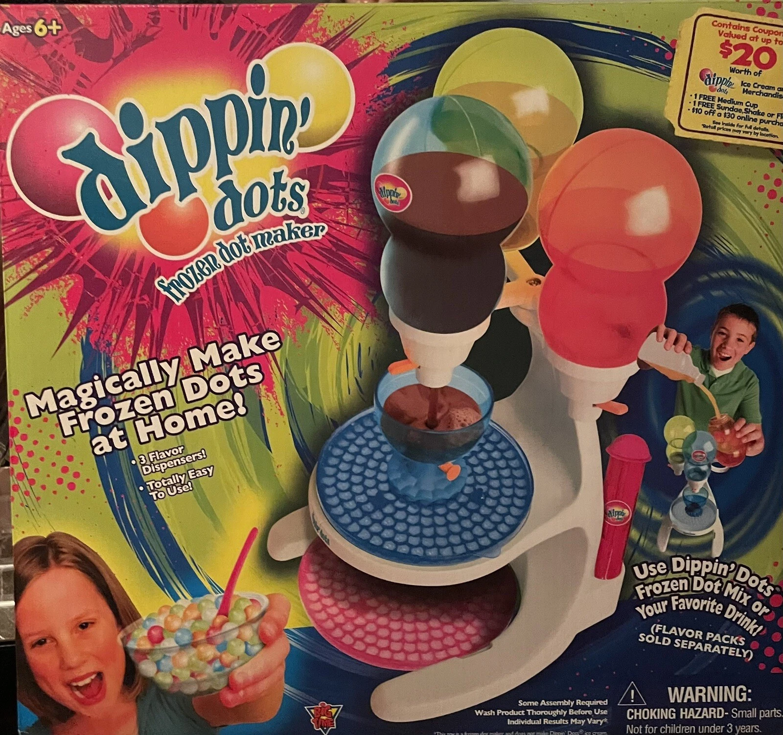 DIPPIN’ DOTS FROZEN DOT MAKER ICY TREATS FOR KIDS SUPER SUMMER FUN!!