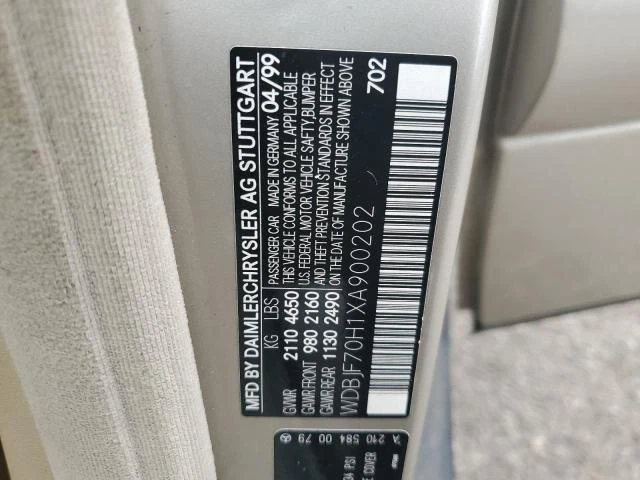 1998-2002 Mercedes Benz W210 Transmission E430 Tested 170K Oem Foto 2 de 4