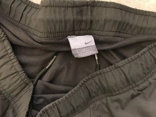 EUC! Herren Nike Khaki Mesh Gefüttert Bade/Wander Shorts mit Kordelzug Gr. L - Bild 5 von 5