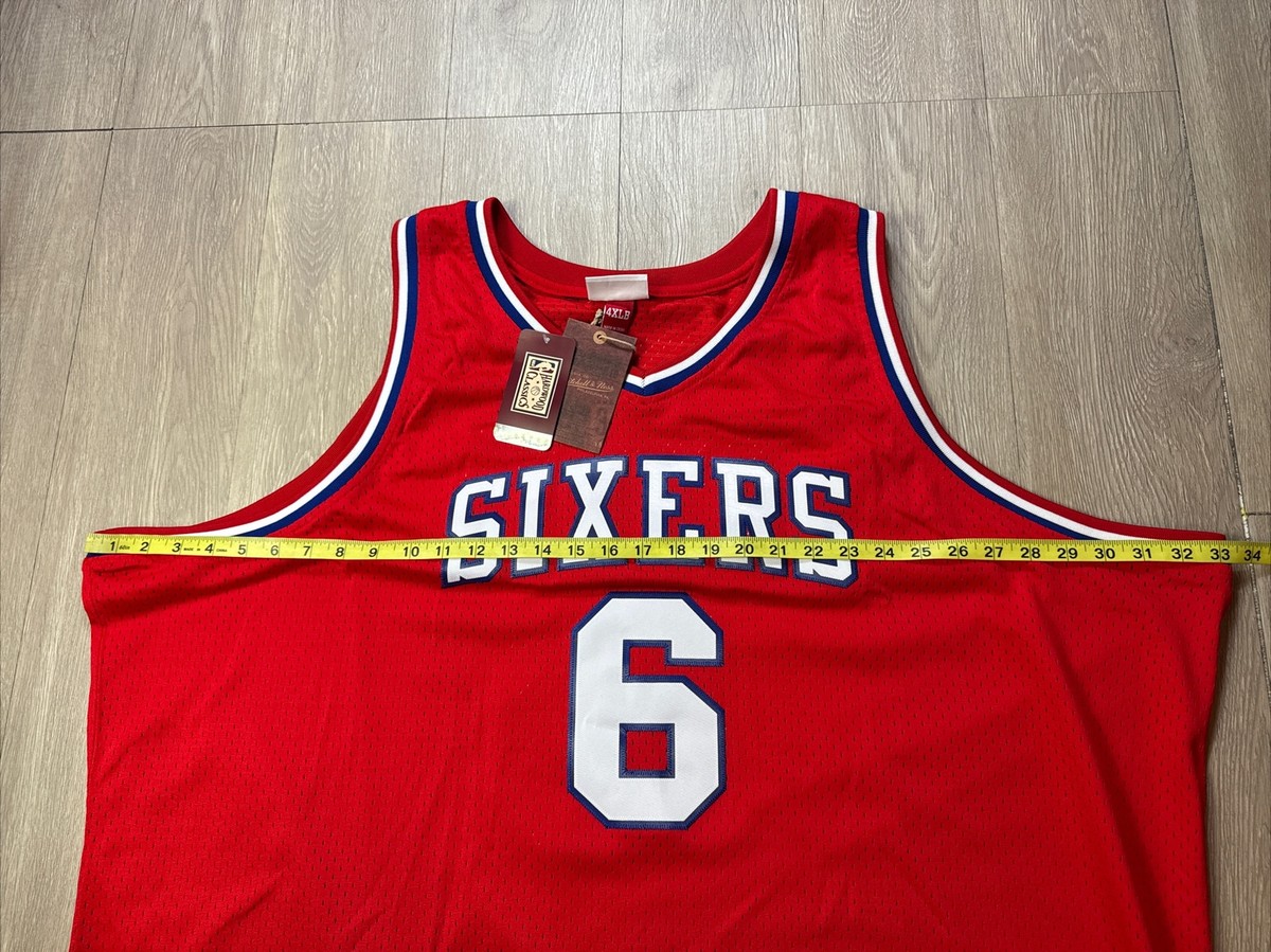 ウェア mitchell&ness julius irving 76ers NBA Mitchell & Ness Julius Irving Sixers Jersey Sz 4XL Swingman