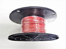 16 GAUGE WIRE RED 150' ON A SPOOL PRIMARY AWG STRANDED COPPER POWER GROUND  MTW