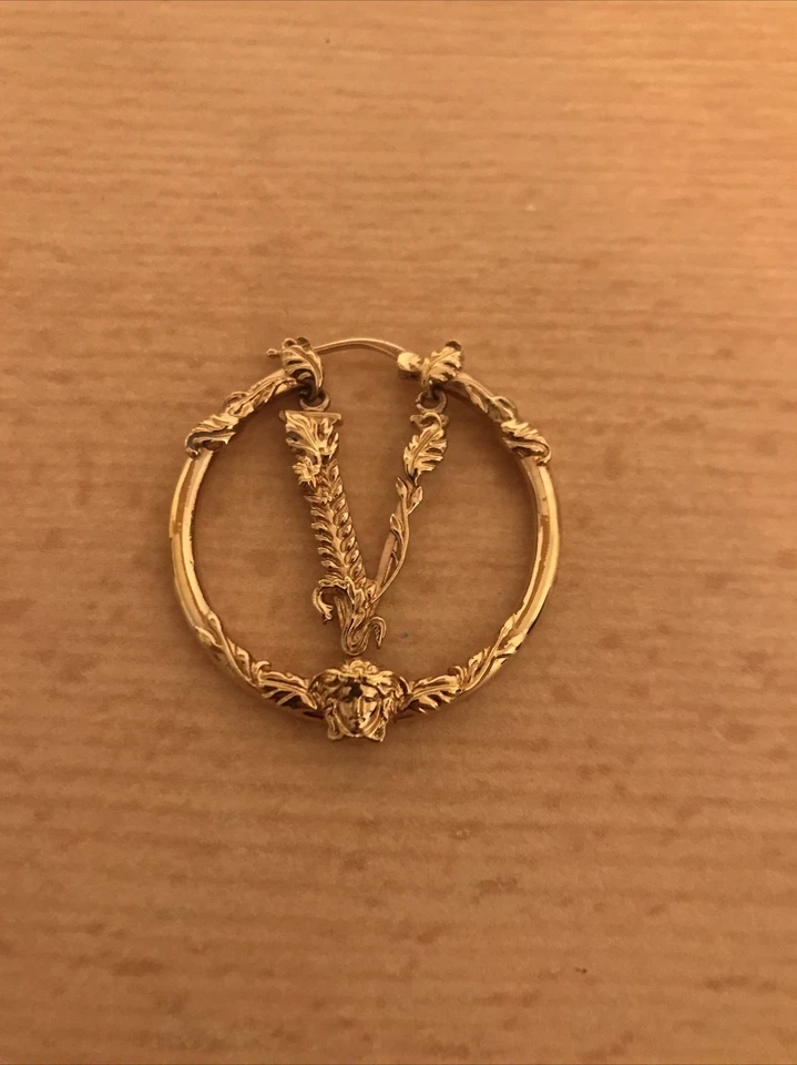 Versace Virtus Barocco Stil Ohhringe Creolen 