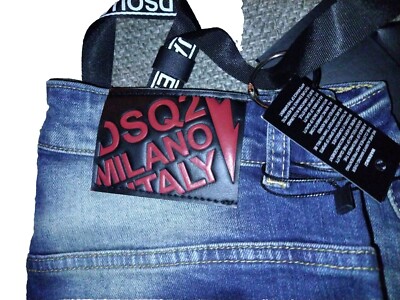 Dsquared2 NEW RIDER JEAN デニム ジーンズ 52 DSQUARED2 NEW RIDER JEAN LONG CROTCH TIGHT BOTTOM MILANO ITALY 46