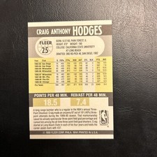 55b 1990/91 Fleer #25 Craig Hodges, Chicago Bulls