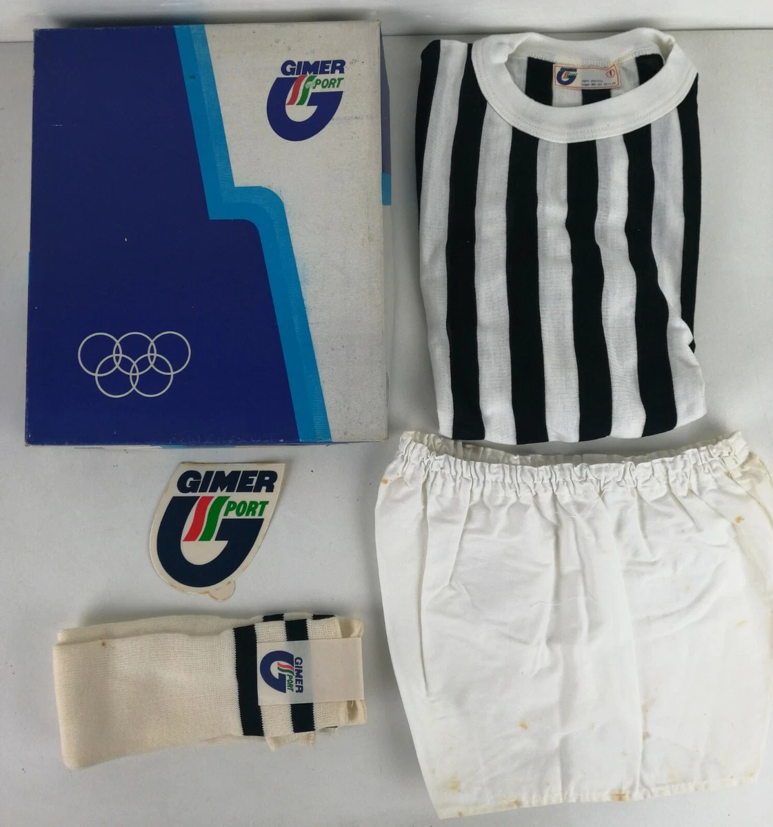 GIMER SPORT - COMPLETO CALCIO DA BAMBINO (5-12 ANNI) - COLORI JUVENTUS