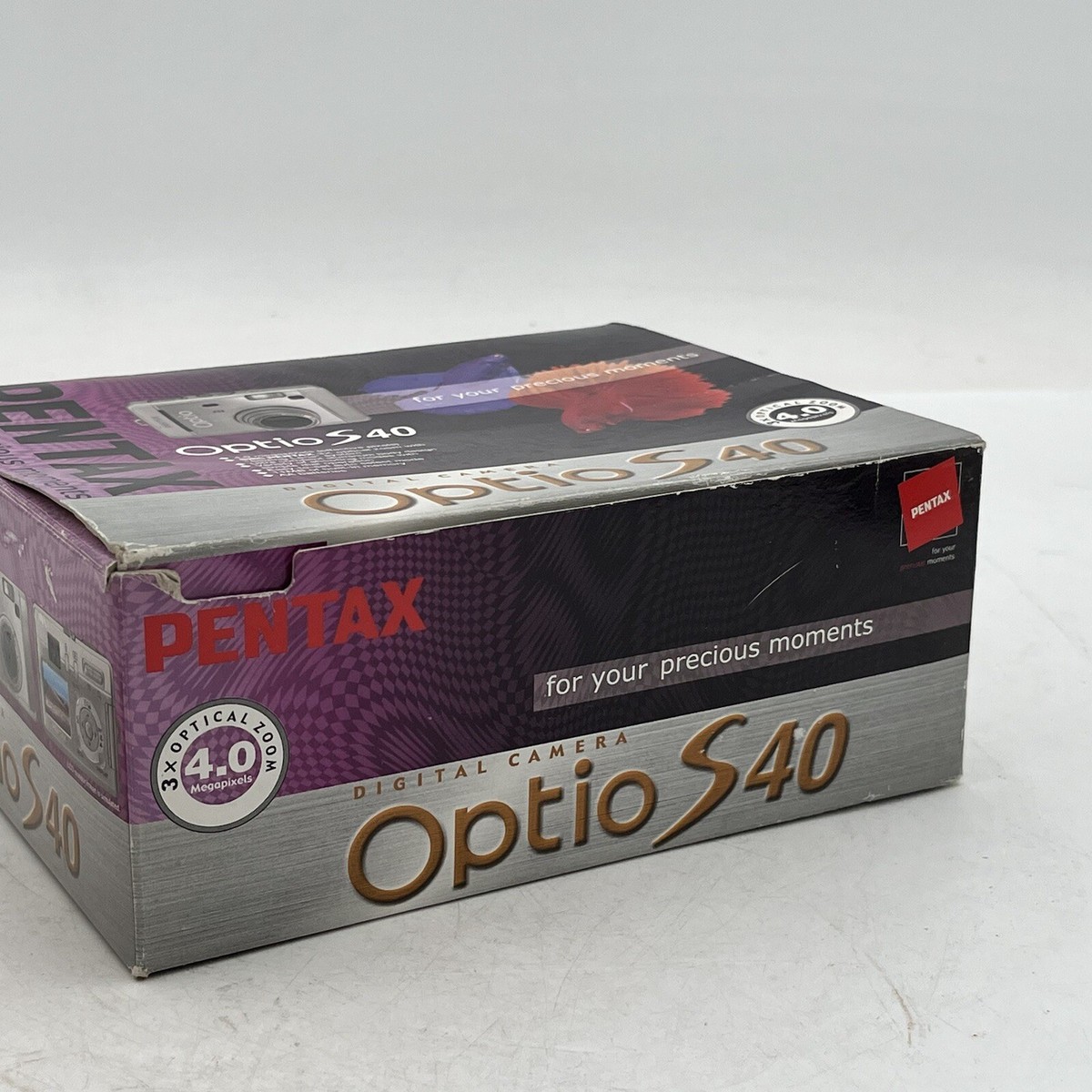 PENTAX Pentax Optio S40 4.0MP Digital Camera - Silver for