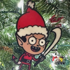 5 Pieces Quirky Evil Elf Ornaments–Plastic Xmas Tree Decorations for Festive Fun