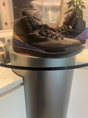 Air Jordan Retro 2 Black History Month Size 9.5 Used