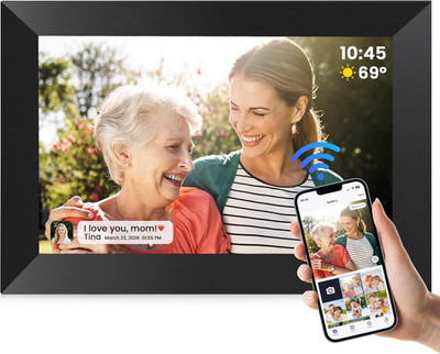 Uhale 10.1'' WiFi Digital Photo Frame, HD Touch Screen, Instant Sharing