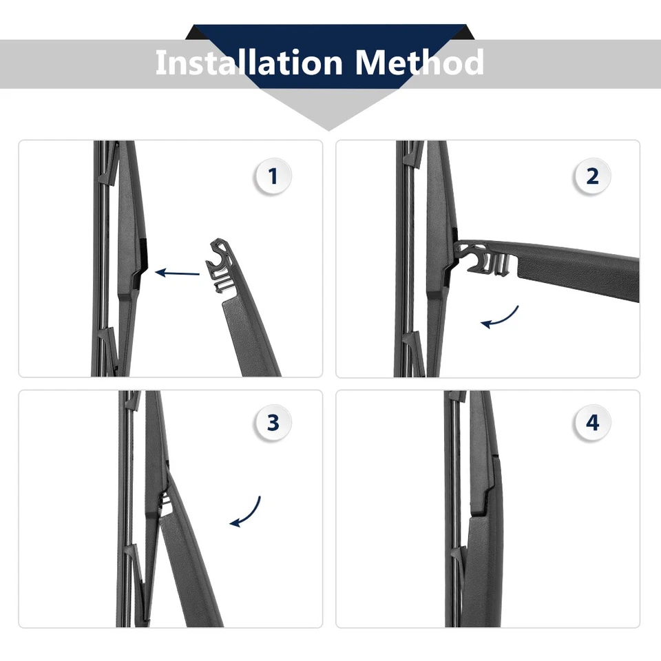 Juego de montaje de brazo de limpiaparabrisas trasero para Hyundai Santa fe 2007-2012 Foto 2 de 4
