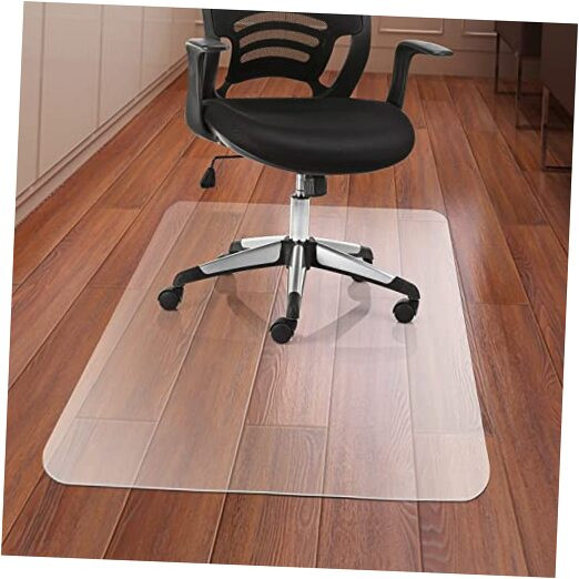 30x48 Transparent Hardwood Floor Office Chair Mat for Desk Protection-image