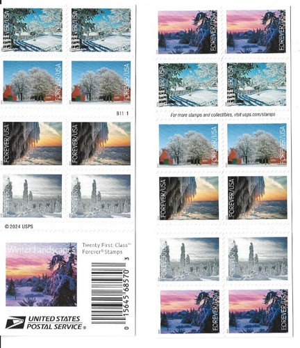 USPS sheet OF FOREVER STAMPS  (RETIRED DESIGNS)