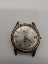 Vintage 1960 Automatic MuDu 25Jewels Incabloc Wristwatch Doublematic Swiss Parts