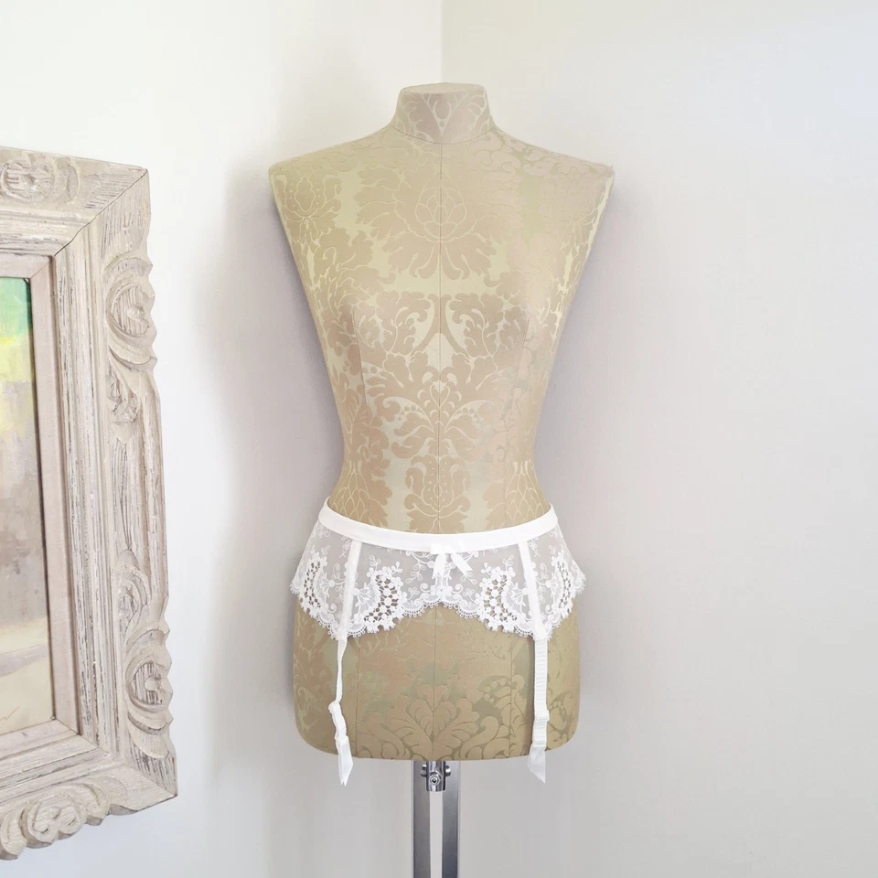 Simone Perele 愿望吊袜带 EU 3 (M) 象牙色 蕾丝 豪华内衣 — 第 4/4 张图片