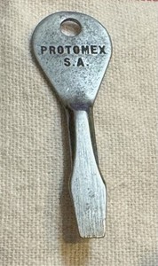 Vintage PROTO/PROTOMEX S.A. Keychain Flat Head Screwdriver 2¼" Mini Tool