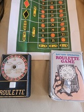 WEL-U Electric Roulette Battery Operated Pocket 70's Game Boxed