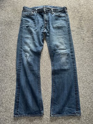 Herren Levis 527 Jeans, Größe W38 L32, blau, gerades Bein, Denim, Retro, (G8)