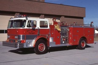 Roy UT Engine 6 1980 Hahn Pumper Fire Apparatus Slide
