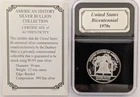 United States Bicentennial 1970s Danbury Mint 1/2 Troy oz .999 Fine Silver Round