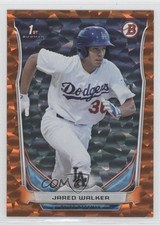 2014 Bowman Draft Orange Ice 10/25 Jared Walker #DP130 2x6