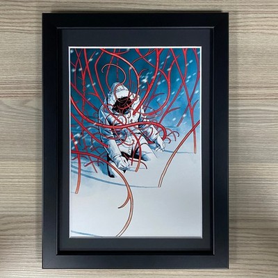 GERAHMTES THE THING FILMPOSTER KUNST: JOHN CARPENTER HORRORFILM