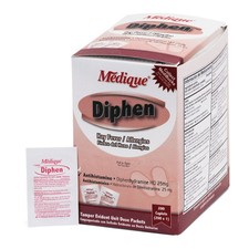 Diphen Allergy Relief 25 mg Diphenhydramine HCl Tablet 200 per Box