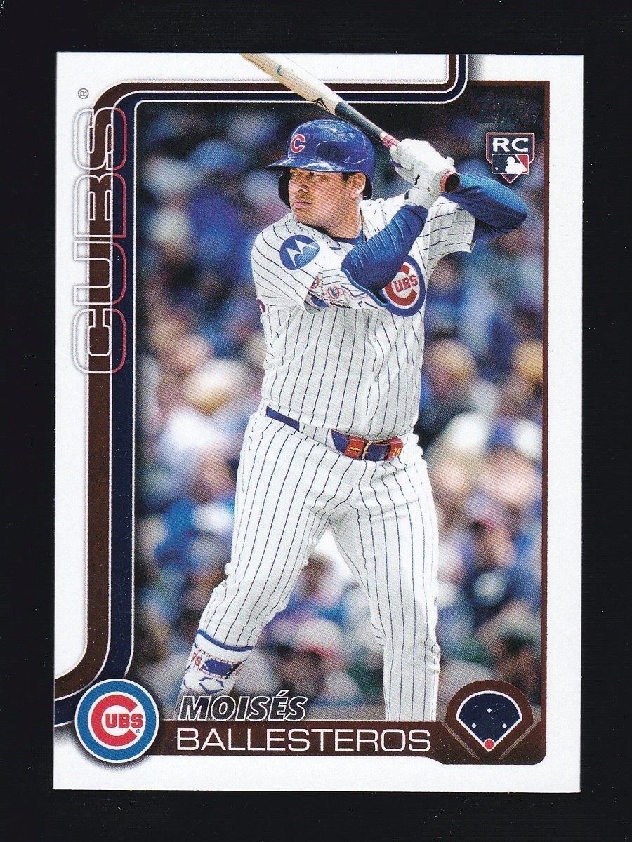 2025 Topps Update Series #US262 MOISES BALLESTEROS RC Chicago Cubs ROOKIE CARD