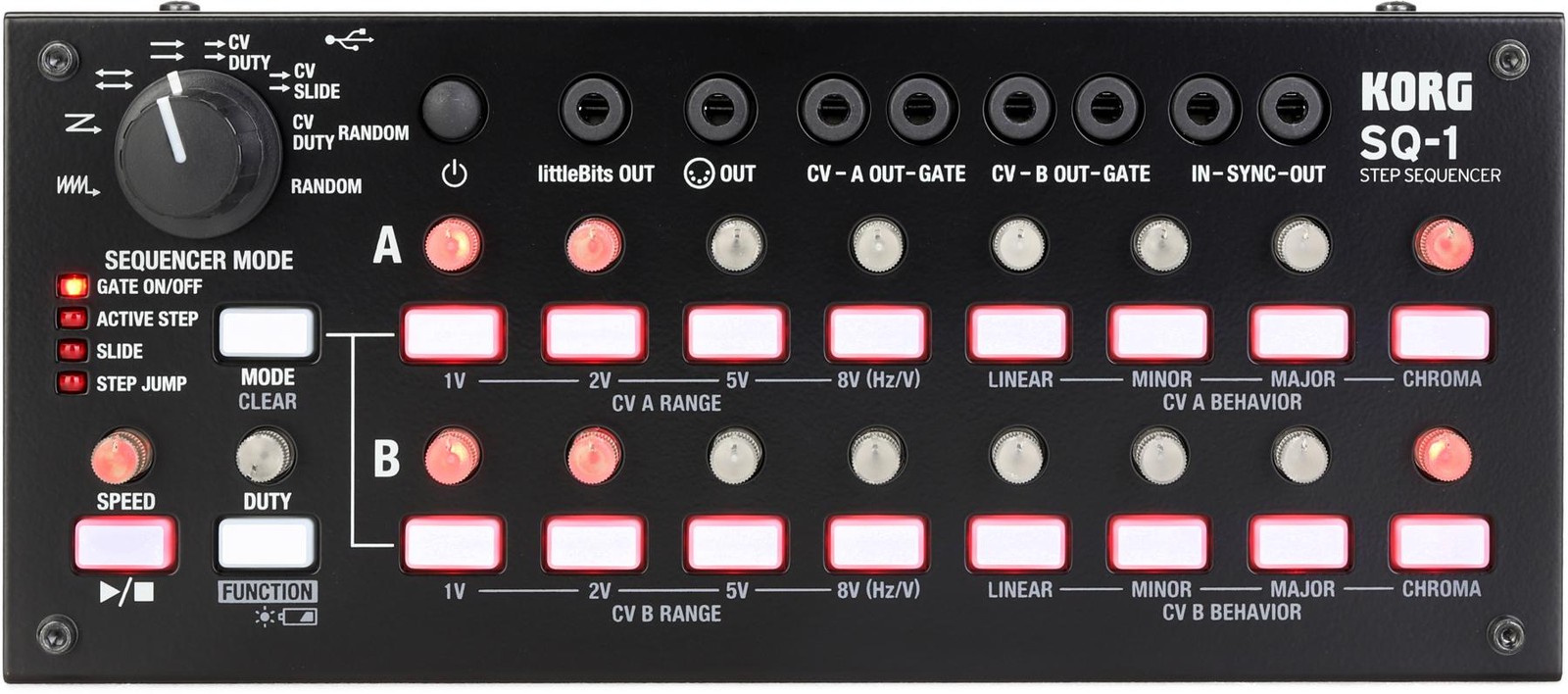 Комплект Korg SQ-1-ступенчатый секвенсор и блок синхронизации (3 штуки)