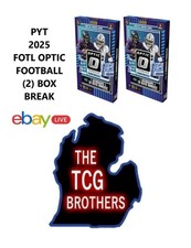 Pyt #1 2025 Panini Donruss Optic Fotl Football Hobby Box X2