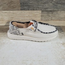Hey Dude Wendy Funk Jacquard Womens Loafer Shoes Sz 7 Arsh Round Toe Comfort