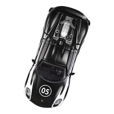 Trends Hobby Porsche 918 Spyder #05 Black Car Diecast 1:64 GT Show