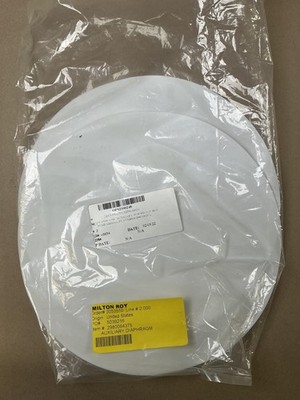 Lot Of 2 Milton Roy Auxiliary Diaphragm 2980094375 White Transfer Pump Part New