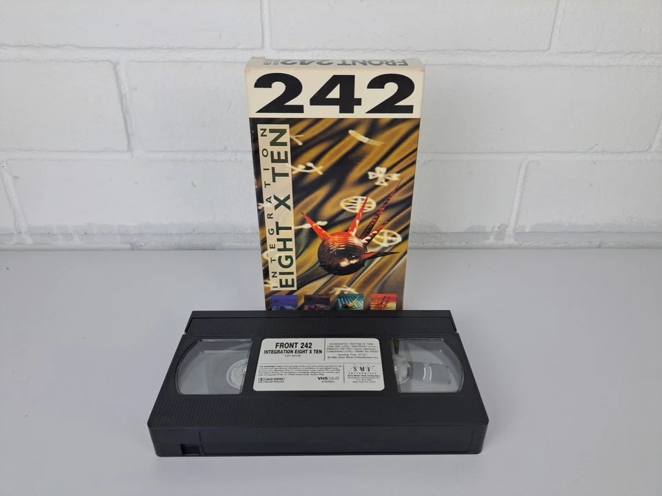 FRONT 242 Integration Eight X Ten VHS Album ELECTRONIC Techno EBM Sony 1992 NTSC - Image 4 of 4