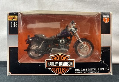 Maisto 1:18 Series 7 Harley Davidson 2000 FXDX Dyna Super Glide Sport Motorcycle