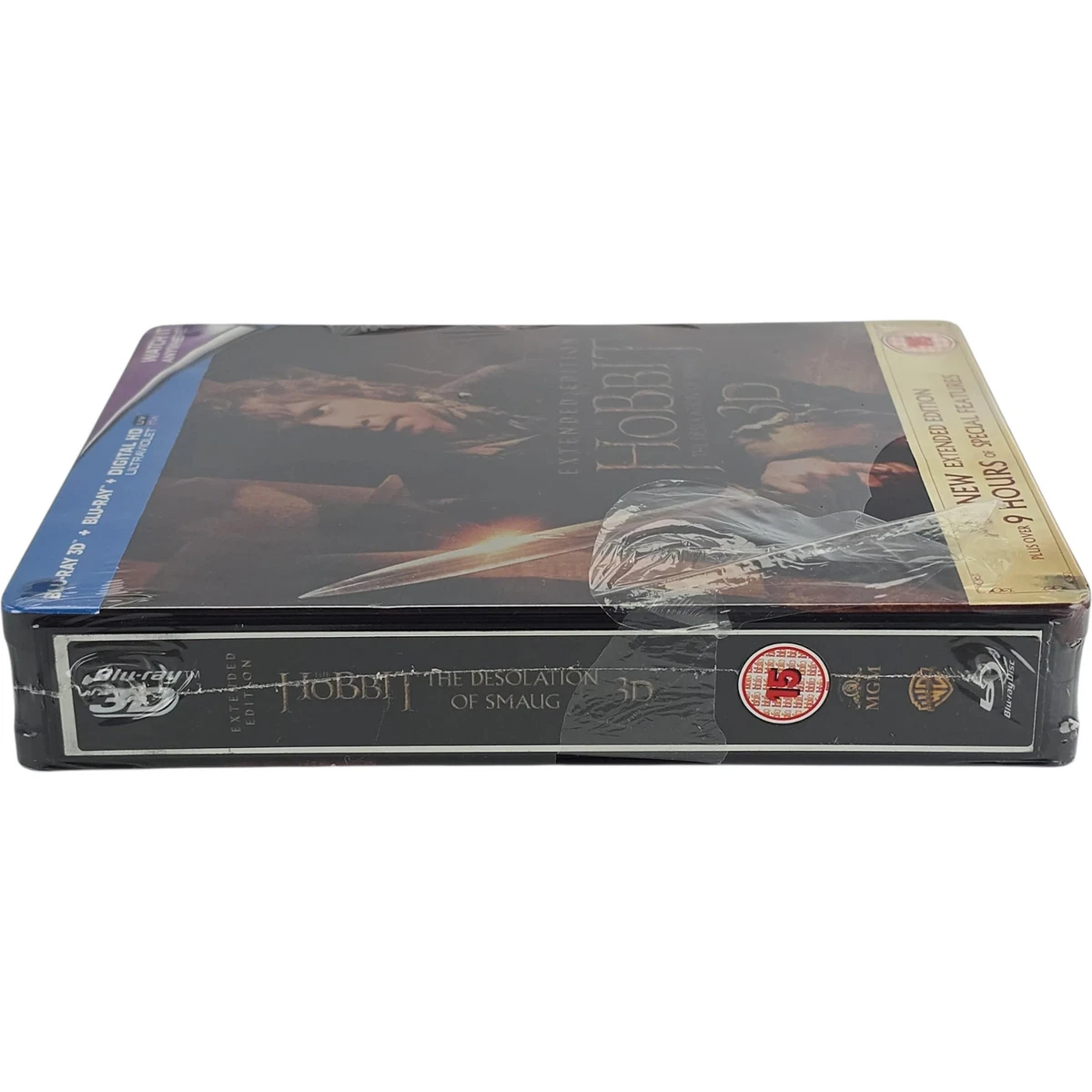 El Hobbit: La Desolación de Smaug Blu-ray 3D + 2D UK Edición Extendida Steelbook