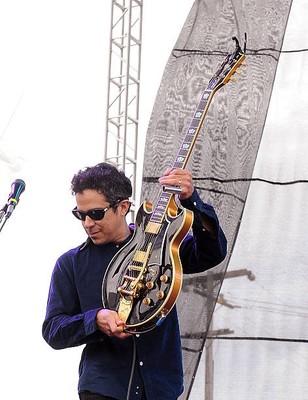 Musician M Ward of She Him performs day 2 of the 2010 Treasure Isl- Old Photo