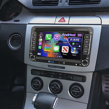 Apple Carplay Für VW Passat 2006-2010 2DIN Android 15 Autoradio GPS WIFI BT FM