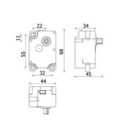 Mahle AA 71 000P Stellelement, Mischklappe