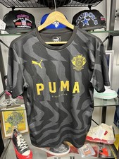 Puma New Levels Psychedelic Gray Gold Soccer Jersey Size Medium