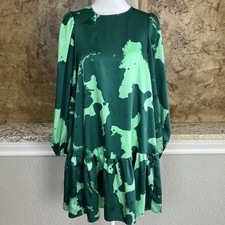 Alexis x Target Tiered Dress Green Women’s XS Ruffle Boho *No Belt